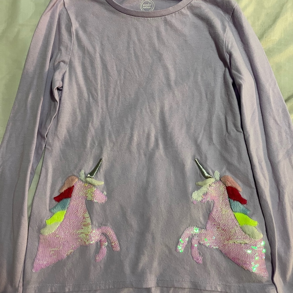 Girls Size M Long Sleeve Shirt